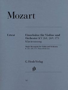 Wolfgang Amadeus Mozart: Single Movements for Violin and Orchestra K. 261, 269 a