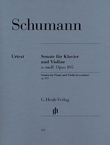 Robert Schumann: Sonata For Violin And Piano In A Minor Op. 105 (Henle Edition)