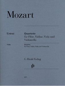 Wolfgang Amadeus Mozart: Quartette Fur Flote, Violine, Viola Und Violoncello