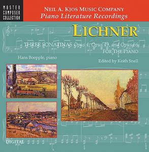 Lichner: Three Sonatinas, Op.4, Op.49, Op.66 Cd