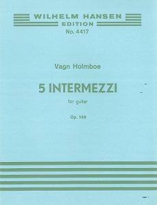 Holmboe 5 Intermezzi Op.149 Guitar