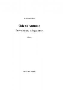 William Busch: Ode To Autumn (Score/Parts)