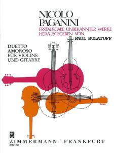 Nicolo Paganini: Duetto Amoroso Fur Violine Und Gitarre