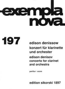 Denissow, Edison: Concerto - Score