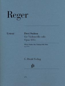 Max Reger: Three Suites for Violoncello Solo Op.131c (Henle Urtext Edition)