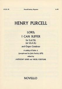 Henry Purcell: Lord, I Can Suffer