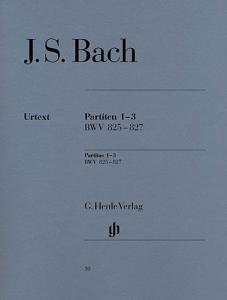 J.S. Bach: Partitas Nos.1-3 BWV 825-827 (Urtext Edition)