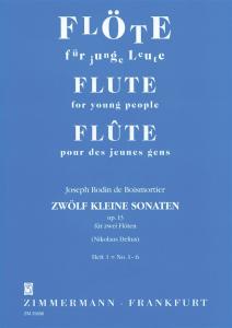 Joseph Bodin de Boismortier: 12 Little Sonatas Op.13 - Book 1