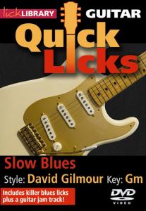 Lick Library: Quick Licks - Slow Blues David Gilmour