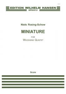 Niels Rosing-Schow: Miniature (Score)