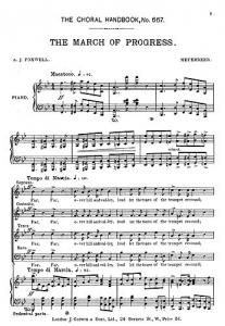 Giacomo Meyerbeer: March Of Progress (SATB)