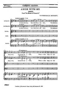 Bennett Abide With Me Satb