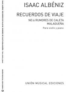 Albeniz: Malaguena from Rumores De La Caleta for Violin and Piano