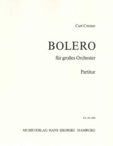 Curt Cremer: Bolero - Score