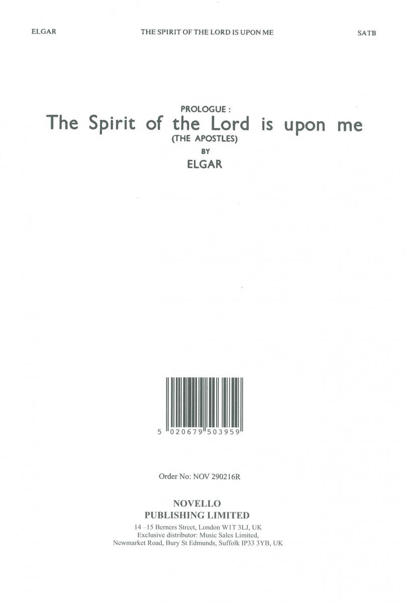 Edward Elgar: The Spirit Of The Lord Is Upon Me