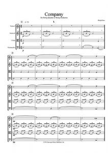 Philip Glass: String Quartet No 2 'Company' (Score)