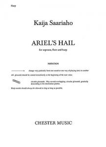 Kaija Saariaho: Ariel's Hail (Flute/Harp Parts)