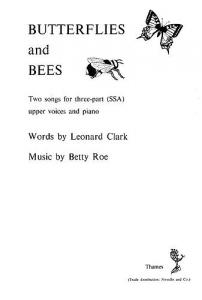 Betty Roe: Butterflies And Bees