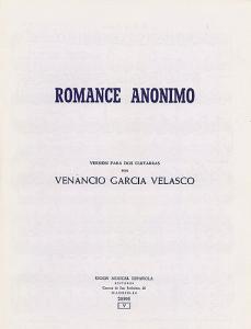 Romance Anonimo (2 Guitars)