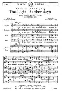 Cecil Armstrong Gibbs: The Light Of Other Days (SATB)