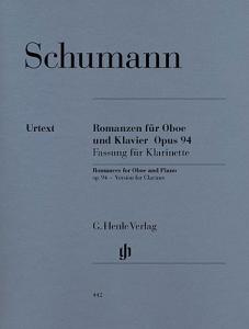 Robert Schumann: Romances For Oboe (Or Violin Or Clarinet) And Piano Op. 94 (Ver