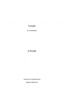 Jo Kondo: Syzygia