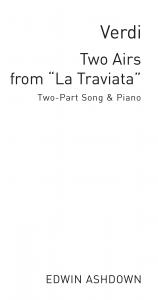 Verdi, G Two Airs From La Traviata 2-pt/Pf