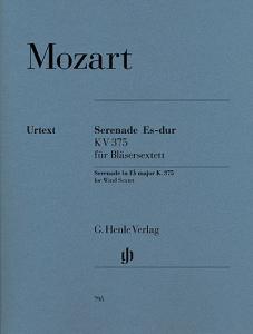 Wolfgang Amadeus Mozart: Serenade major K. 375 for 2 Clarinets, 2 Horns and 2 Ba