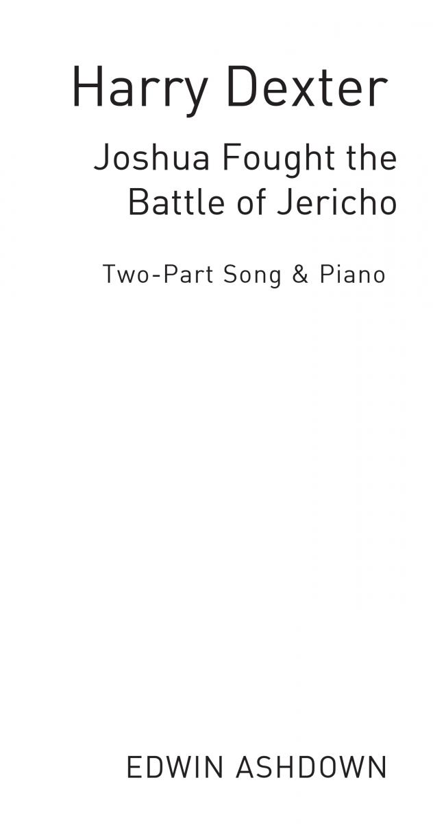 H Dexter: Joshua Fought The Battle Of Jericho (2-Part)