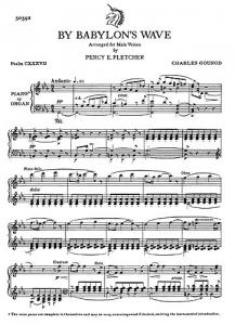 Charles Gounod: By Babylon's Wave (TTBB)