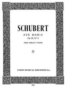 Franz Schubert: Ave Maria For Violin And Piano