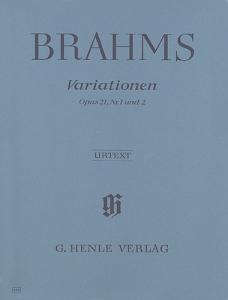 Johannes Brahms: Variations Op.21 No.1 And 2