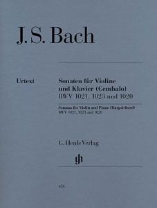 Johann Sebastian Bach: Three Sonatas for Violin and Piano (Harpsichord) BWV 1020