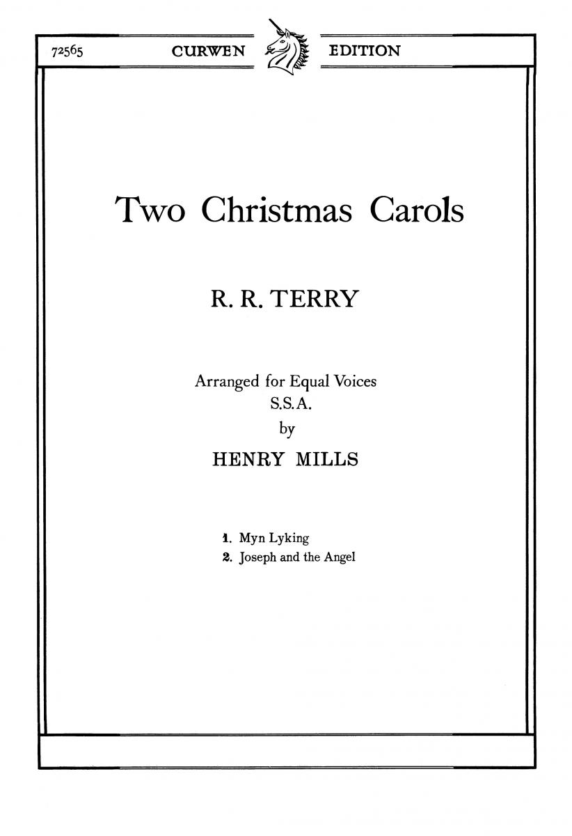 Terry, Rr Two Christmas Carols Ssa