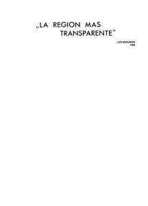 Leo Brouwer: La Region Mas Transparente