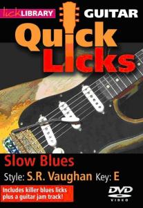 Lick Library: Quick Licks For Guitar - S.R. Vaughan Slow Blues Key Of E (DVD)