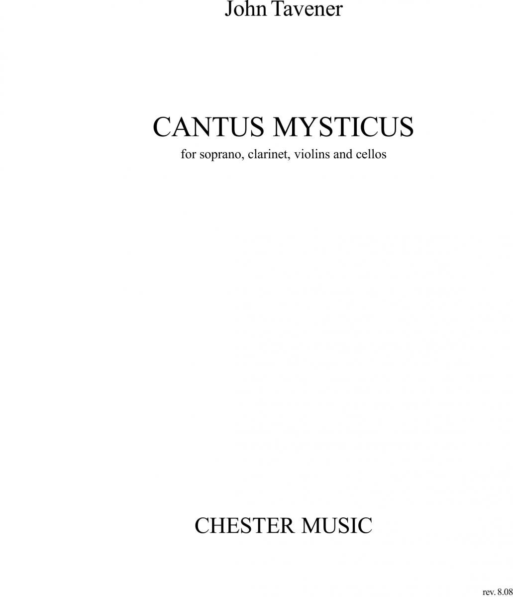 John Tavener: Cantus Mysticus (Score)