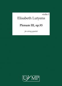 Elisabeth Lutyens: Plenum III Op.93 (Parts)