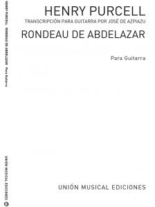 Henry Purcell: Rondeau De Abdelazar (Azpiazu) for Guitar