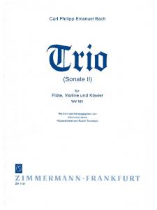 Bach, Cpe: Trio Wq 161