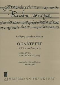 W.A. Mozart: Quartet in A K.298 And Quartet In C K.171 (Flute and Piano)