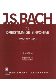 Bach, Js: 15 Three-part Sinfonias Bwv 787-801