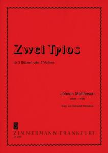 Mattheson: 2 Trios