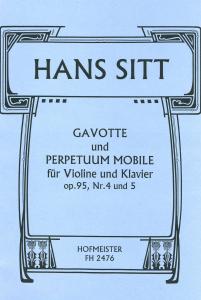 Sitt, H.: Gavotte And Perpetuum Mobile Op 95