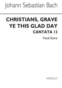 J.S. Bach: Cantata No.63 'Christians, Grave Ye This Glad Day' BWV63 (Vocal Score