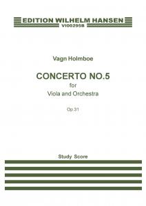 Holmboe Concrto No5 Op31 Vla/Orch Mini Score