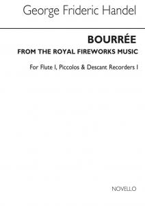 George Frideric Handel: Bourree From The Fireworks Music (Flt/Des Rec 1/Picc)