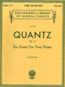 Johann Quantz: Six Duets For Two Flutes Op.2