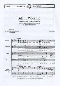 Handel: Silent Worship SATB