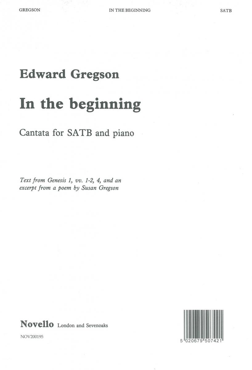 Edward Gregson: In The Beginning